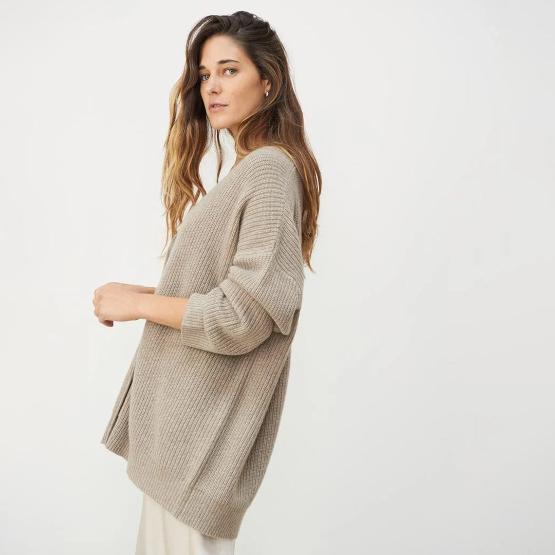 Damen Strick-Cardigan - Gemütliche Oversize-Passform