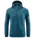 Herren Leichte Windjacke - Mit Kapuze und Reißverschlusstaschen