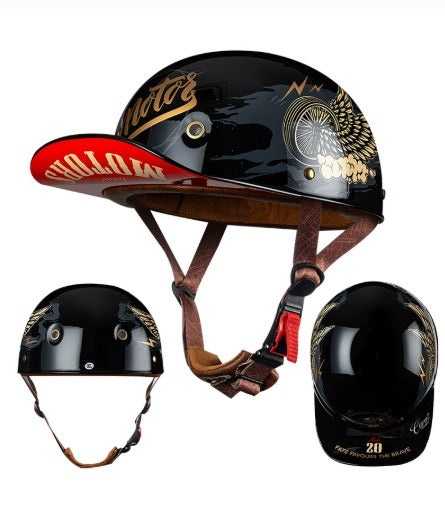 Cap-Motorradhelm – Leichtgewicht Zertifiziert & Halbschale