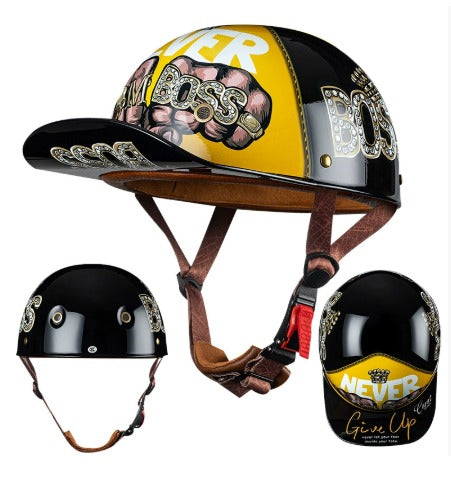 Cap-Motorradhelm – Leichtgewicht Zertifiziert & Halbschale