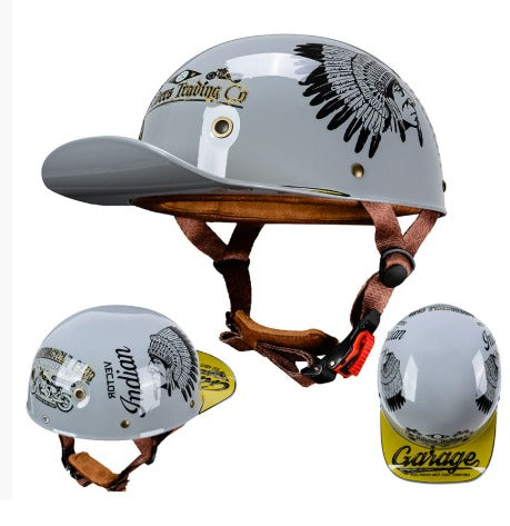 Cap-Motorradhelm – Leichtgewicht Zertifiziert & Halbschale