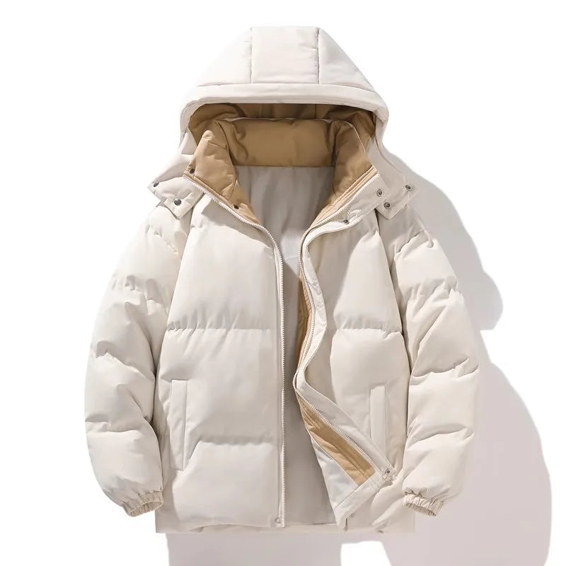 Herren Gefütterte Kapuzenjacke - Isoliert & Winddicht