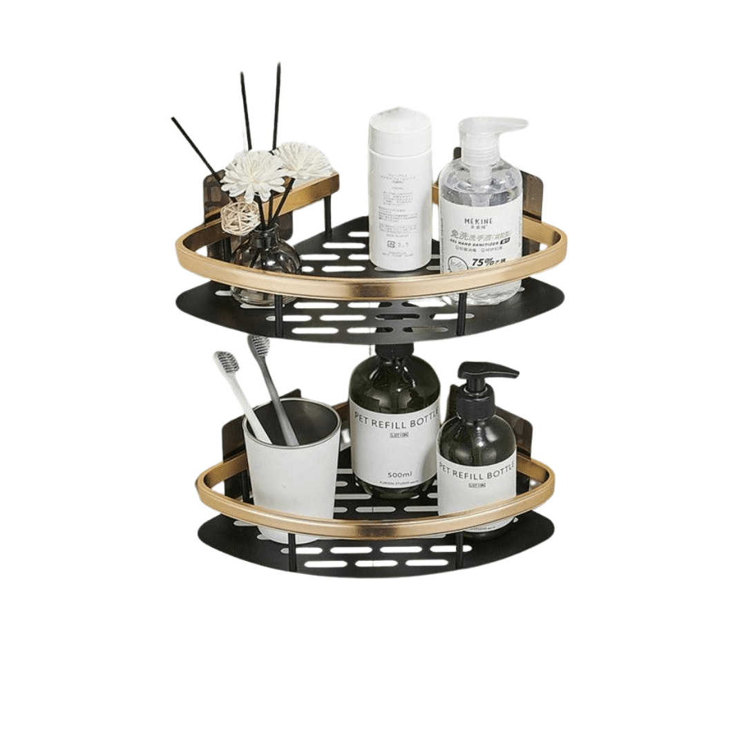 Aluminium Corner Bathroom Shelf - ALPINE WEAR