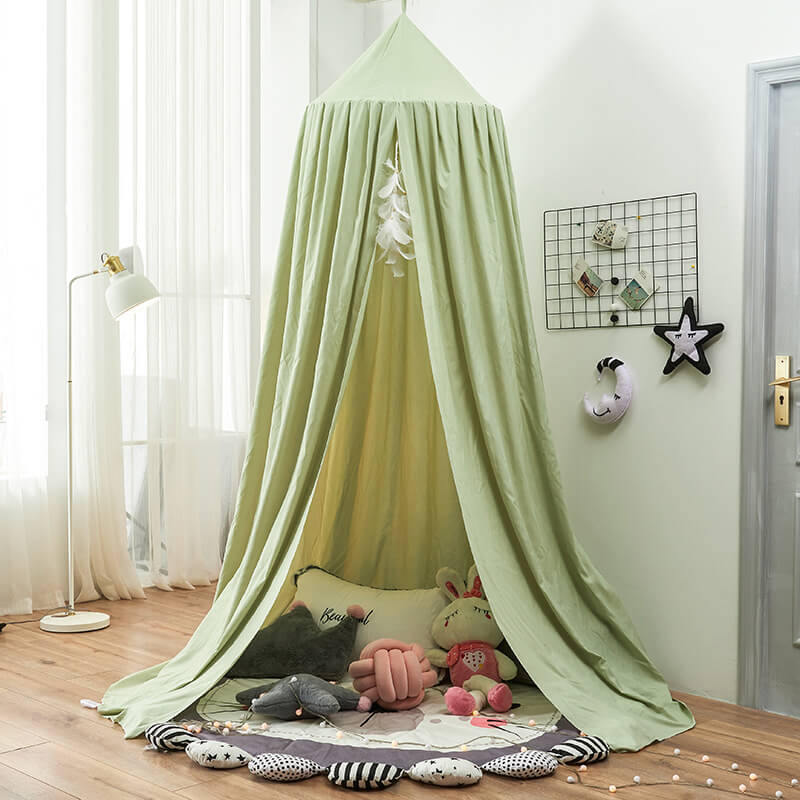 Kinder Bett Baldachin Vorhang - Lese- & Spielzelt
