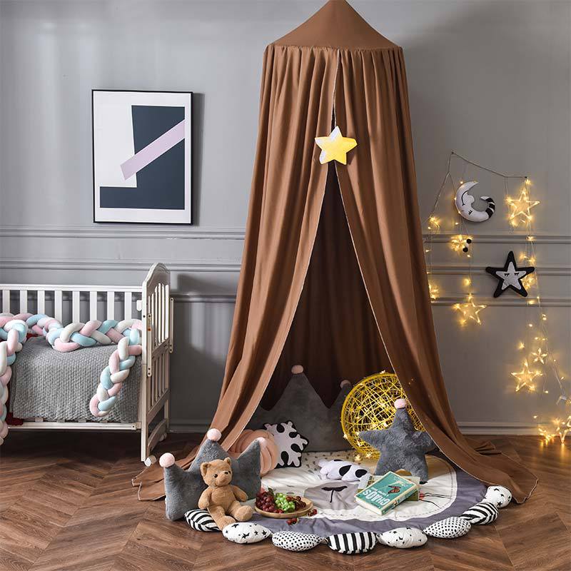 Kinder Bett Baldachin Vorhang - Lese- & Spielzelt