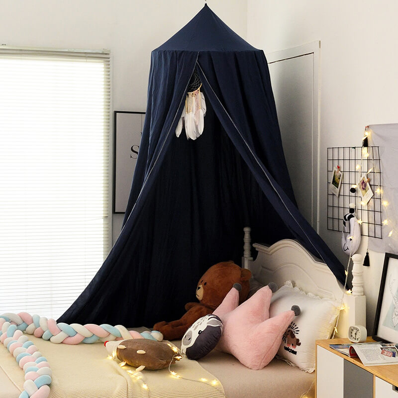 Kinder Bett Baldachin Vorhang - Lese- & Spielzelt
