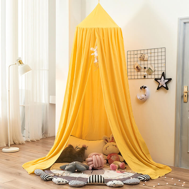 Kinder Bett Baldachin Vorhang - Lese- & Spielzelt