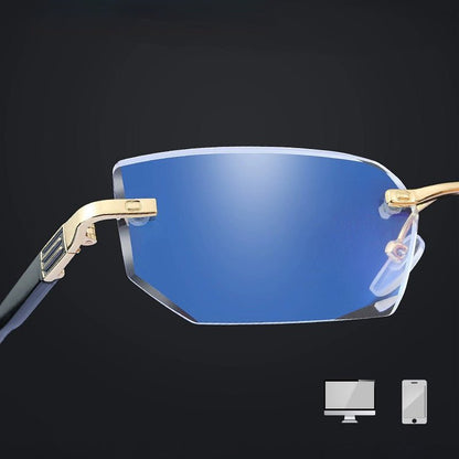 Blue Light Blocking Rimless Reading Glasses for Presbyopia - ALPINE WEAR