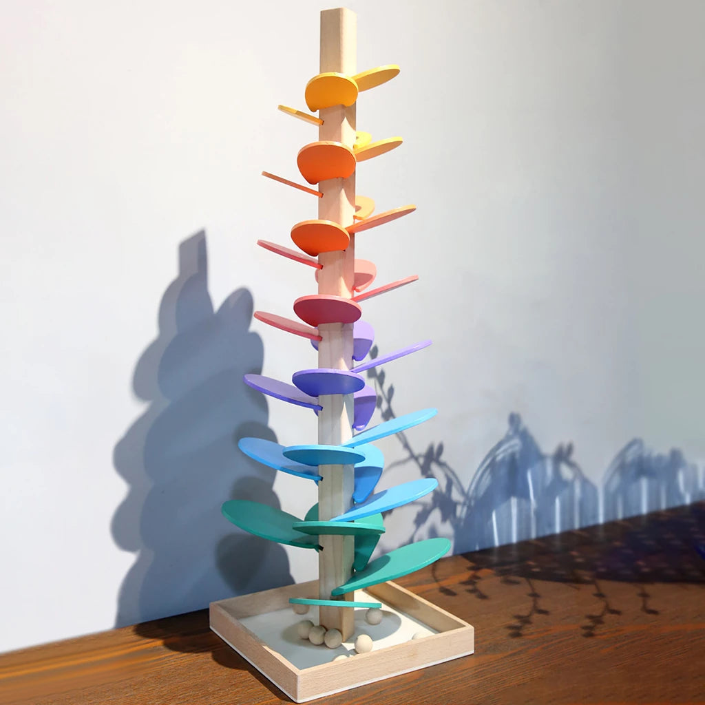 Kinder Kugelbahn Turm Spielzeug - Pädagogisches Spielset