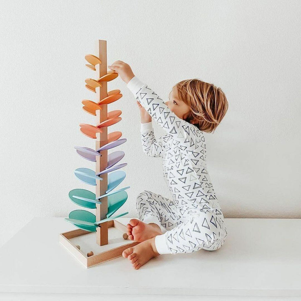 Kinder Kugelbahn Turm Spielzeug - Pädagogisches Spielset