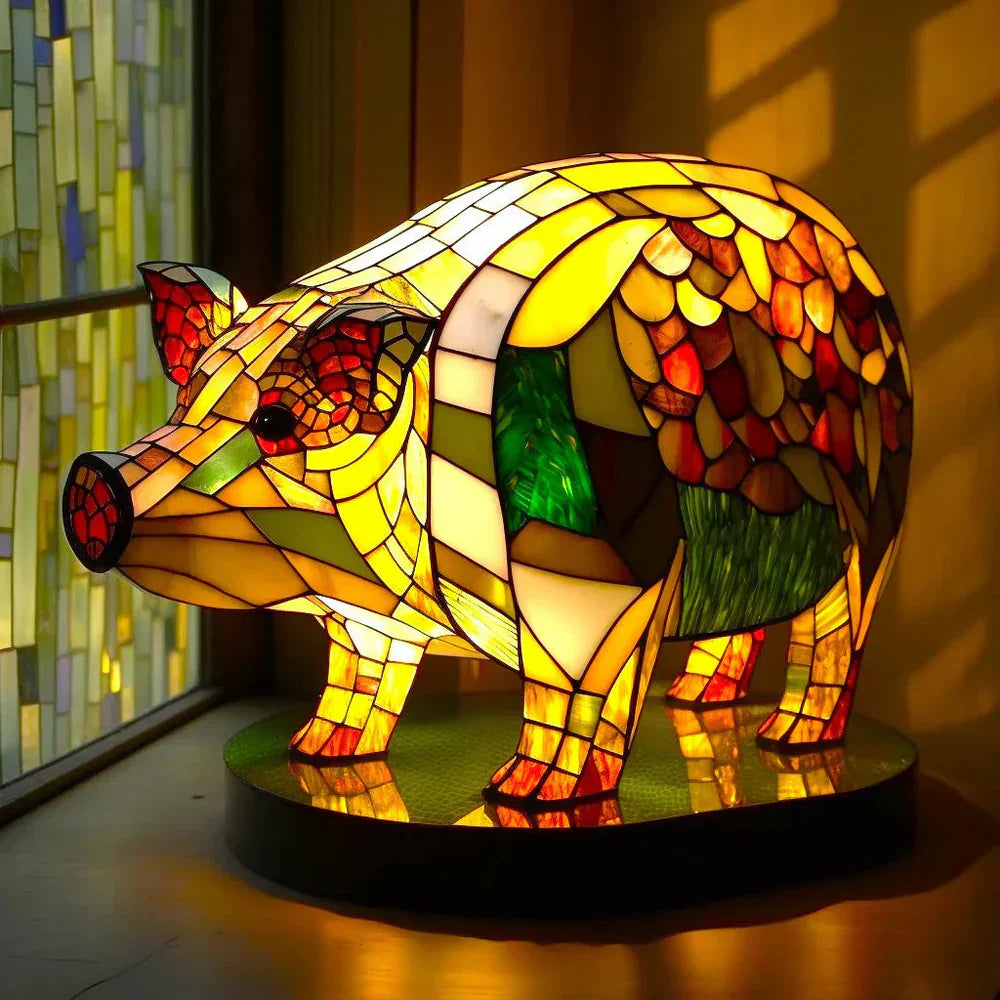 Tierfigur Display Lampe - Lebhafte Heimdekoration
