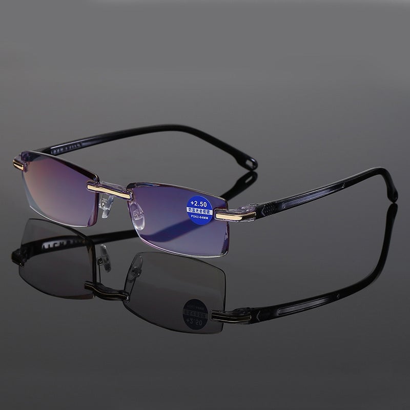 Buy 1 Get 1 Free - Sapphire High Hardness Anti - Blue Light Progressive Multifocal Reading Glasses for Near and Far Reading. - ALPINE WEAR