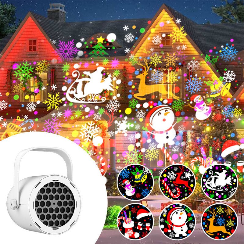 🎄🎁Christmas Hot Sale 50% OFF🎅16 - Pattern USB Christmas Projector Light - ALPINE WEAR