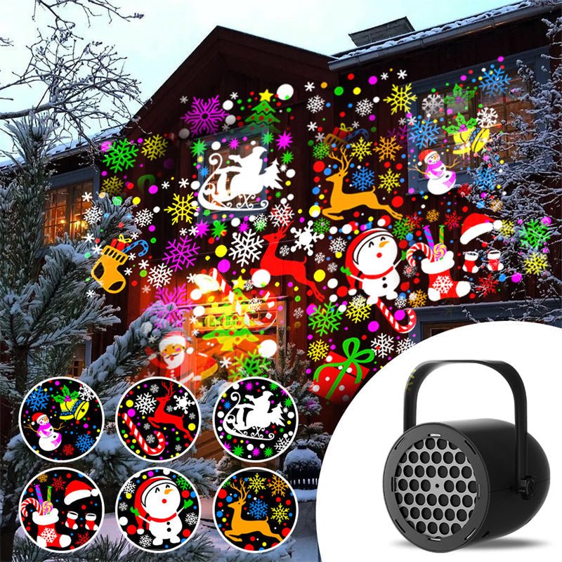 🎄🎁Christmas Hot Sale 50% OFF🎅16 - Pattern USB Christmas Projector Light - ALPINE WEAR