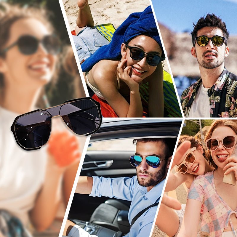 Classic Retro Stylish Large Frame Sunglasses（50% OFF） - ALPINE WEAR