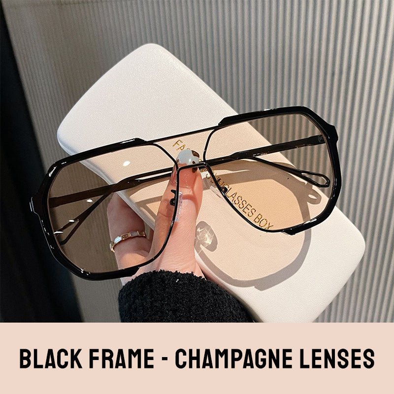 Classic Retro Stylish Large Frame Sunglasses（50% OFF） - ALPINE WEAR