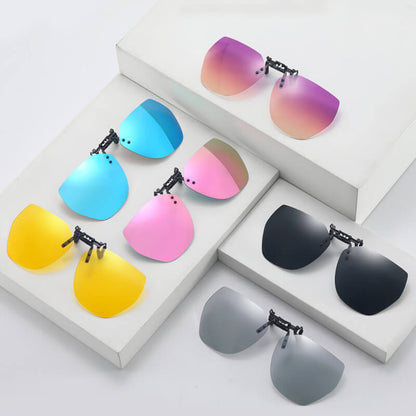 Clip - on Flip Up Metal Sunglasses Clip（50% OFF） - ALPINE WEAR