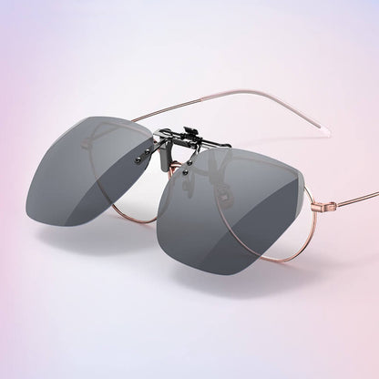 Clip - on Flip Up Metal Sunglasses Clip（50% OFF） - ALPINE WEAR