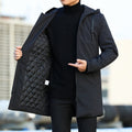 Herren Winter-Parka-Jacke - Isoliert und Wasserabweisend
