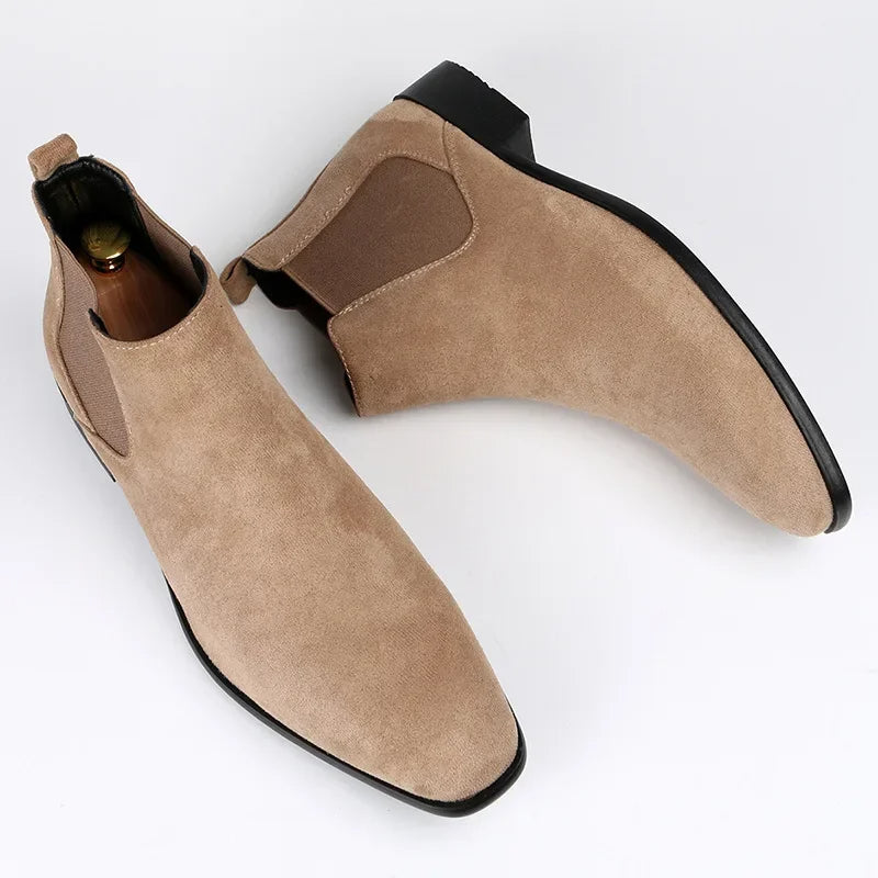 Herren Chelsea-Stiefeletten - Minimalistische Schuhe zum Hineinschlüpfen