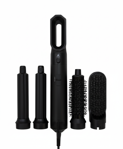 All-in-One Hair Styler in Midnight Black - 5-in-1 styling tool
