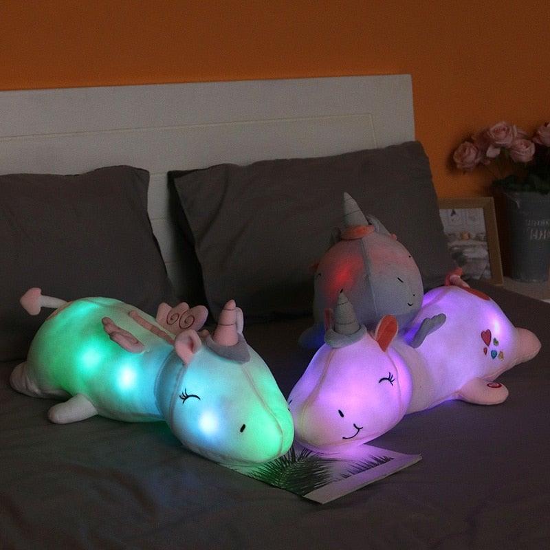 Leuchtendes Einhorn Nachtlicht - LED Kuscheltier
