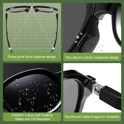 🎁Hot Sale 49% OFF⏳Polarized Folding Sunglasses with Lightweight Case - ALPINE WEAR