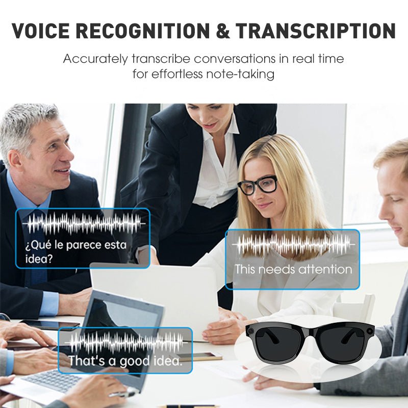 🔥HOT SALE 50% OFF🔥Smart AI Glasses with Photo & Video Capture👓 - ALPINE WEAR