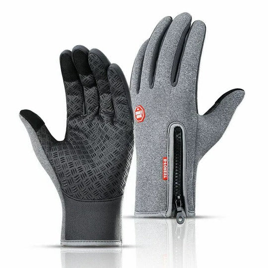 Unisex Sport Funktionshandschuhe - Touchscreen mit Reißverschluss