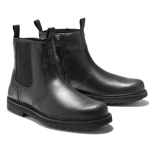 Herren Schlupf-Chelsea-Stiefeletten - Knöchellang mit Profilsohle