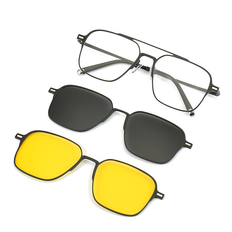 🔥😎Men And Women 3 In 1 Magnetic Polarized Sunglasses - ALPINE WEAR