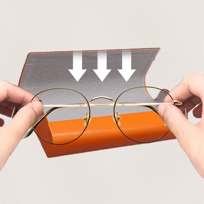 Minimalist Hard Leather Glasses Case - ALPINE WEAR