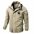 Herren Winter-Windbreaker Jacke - Isoliert & Mehrfachtaschen