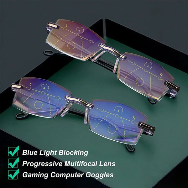 New Sapphire high hardness Anti - blue Dual - Use Reading Glasses（50% OFF） - ALPINE WEAR