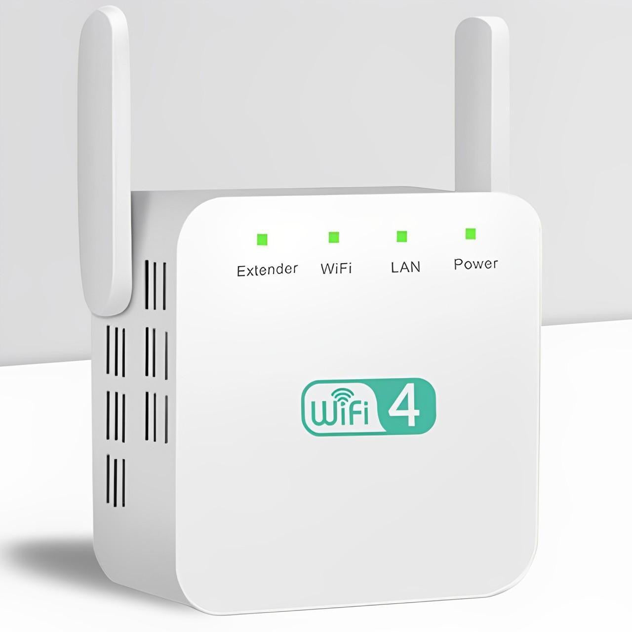 WiFi Repeater Signalverstärker – Leistungsstarker WLAN Extender mit Antennen