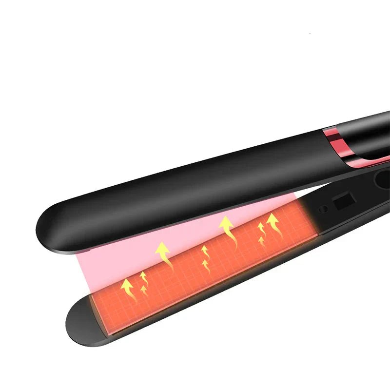 Professional Hair Straightening Brush with Temperature Control - ALPINE WEAR