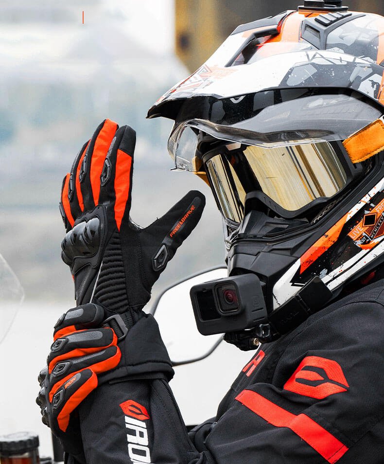 Motorradhandschuhe Winter - Wasserdicht und Touchscreen
