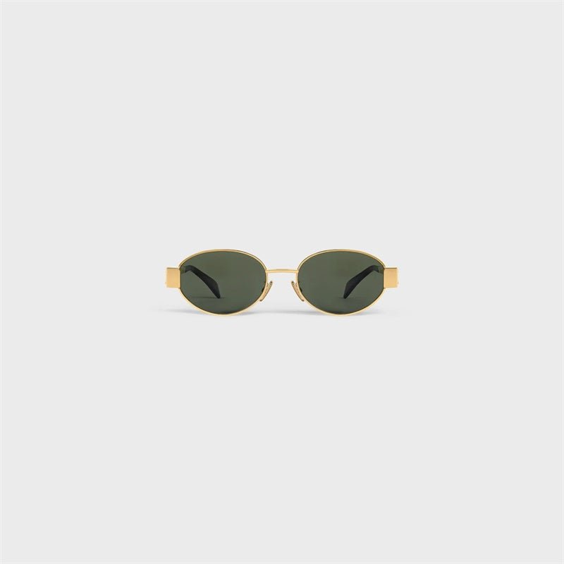 Vintage Oval Frame Sunglasses With Case（50% OFF） - ALPINE WEAR