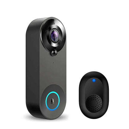 Wi - Fi Smart Doorbell with Night Vision and Intercom - ALPINE WEAR