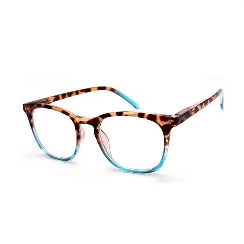 Women's Sexy Leopard Print Anti - Blue Light Gradient Reading Glasses - ALPINE WEAR